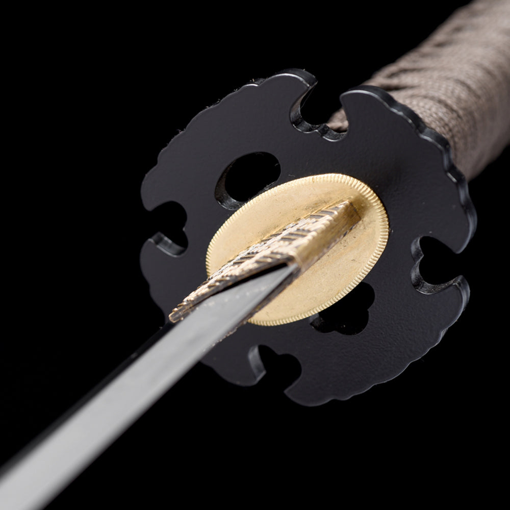 Traditional Clay Tempered T10 Steel Japanese Wakizashi Sword