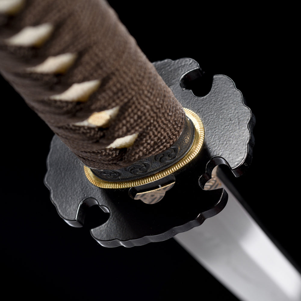 Traditional Clay Tempered T10 Steel Japanese Wakizashi Sword