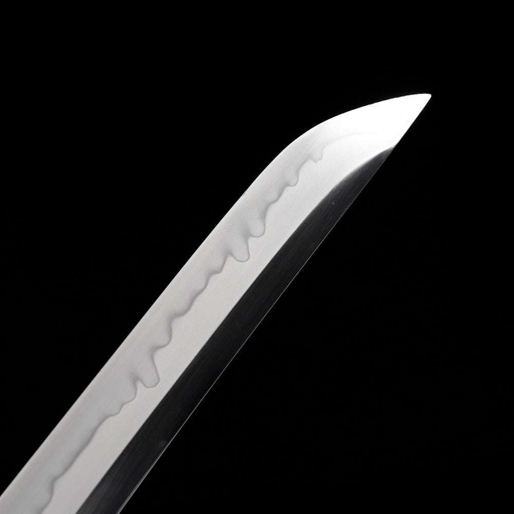 Traditional Clay Tempered T10 Steel Japanese Wakizashi Sword