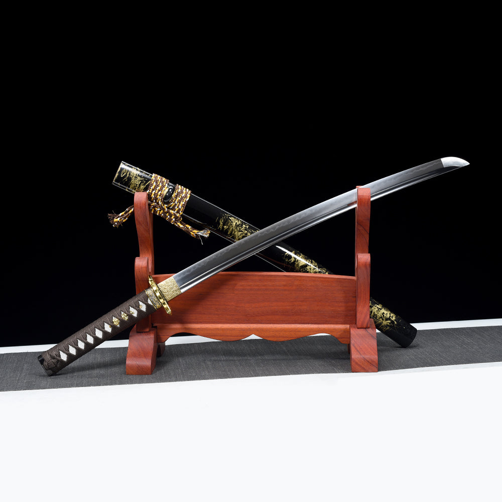 Golden T10 Sword-Martial Arts Japanese Wakizashi