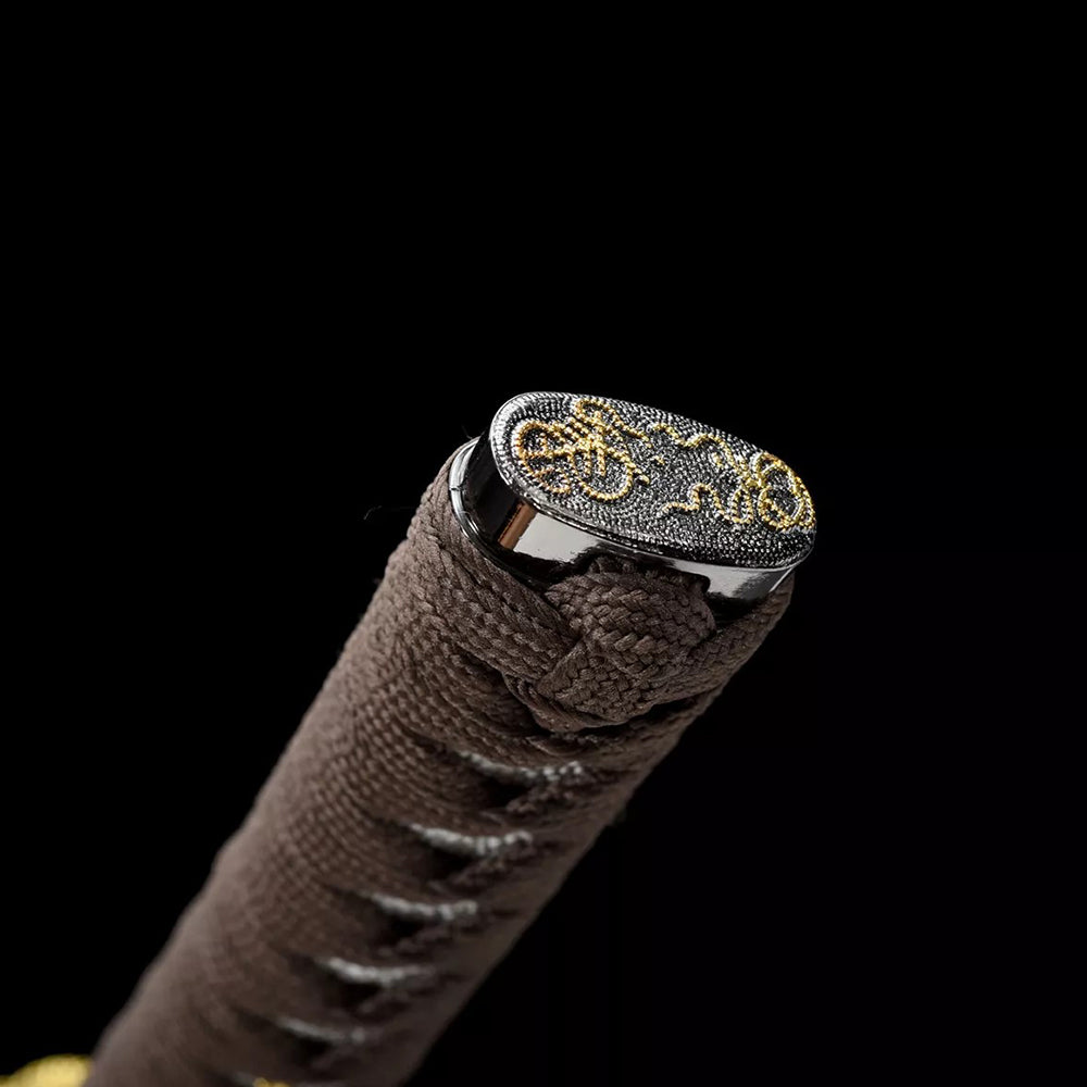 Golden T10 Sword-Martial Arts Japanese Wakizashi