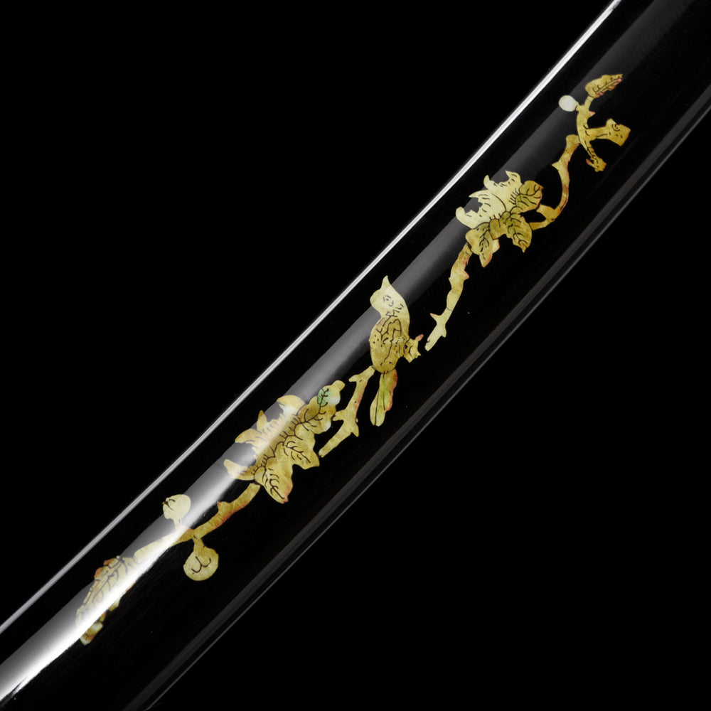 High Manganese Steel Wakizashi-Japanese Short Sword with Full Tang Blade