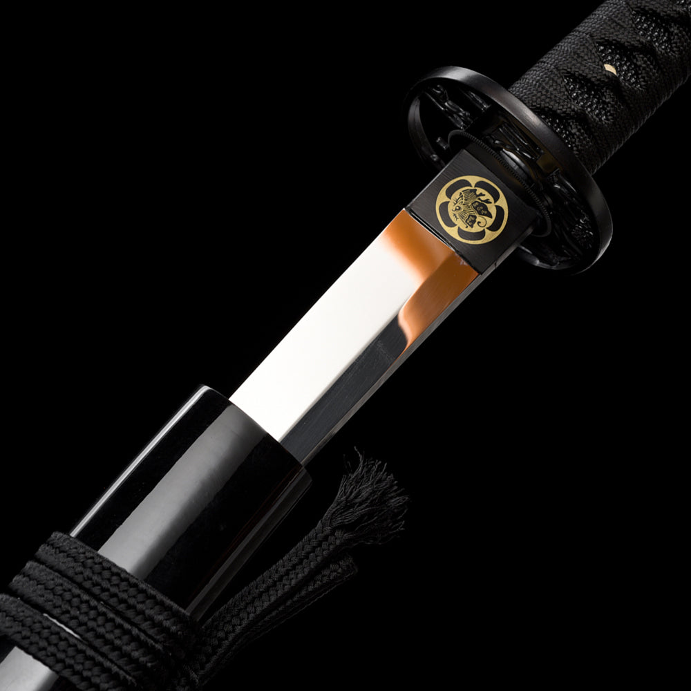 High Manganese Steel Wakizashi-Japanese Short Sword with Full Tang Blade