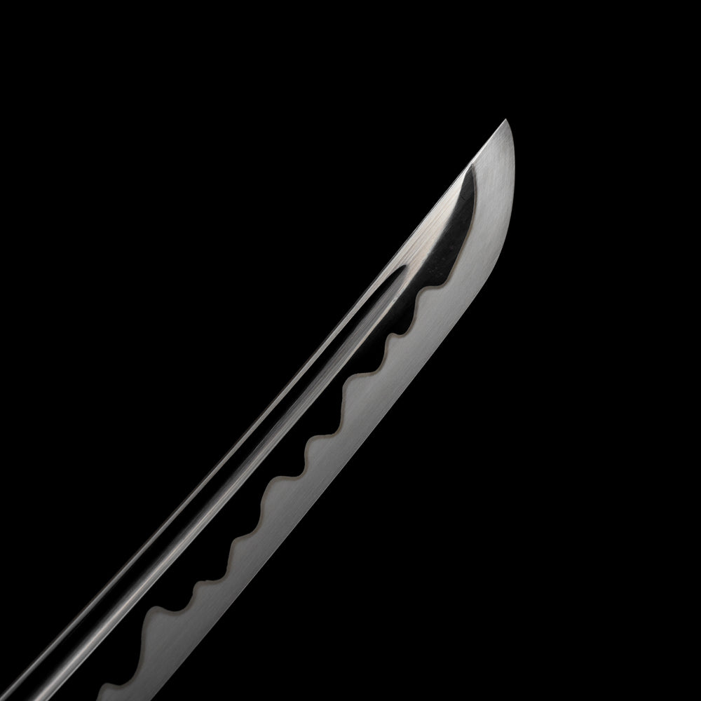 Martial Arts Japanese Wakizashi Sword with Black Blade