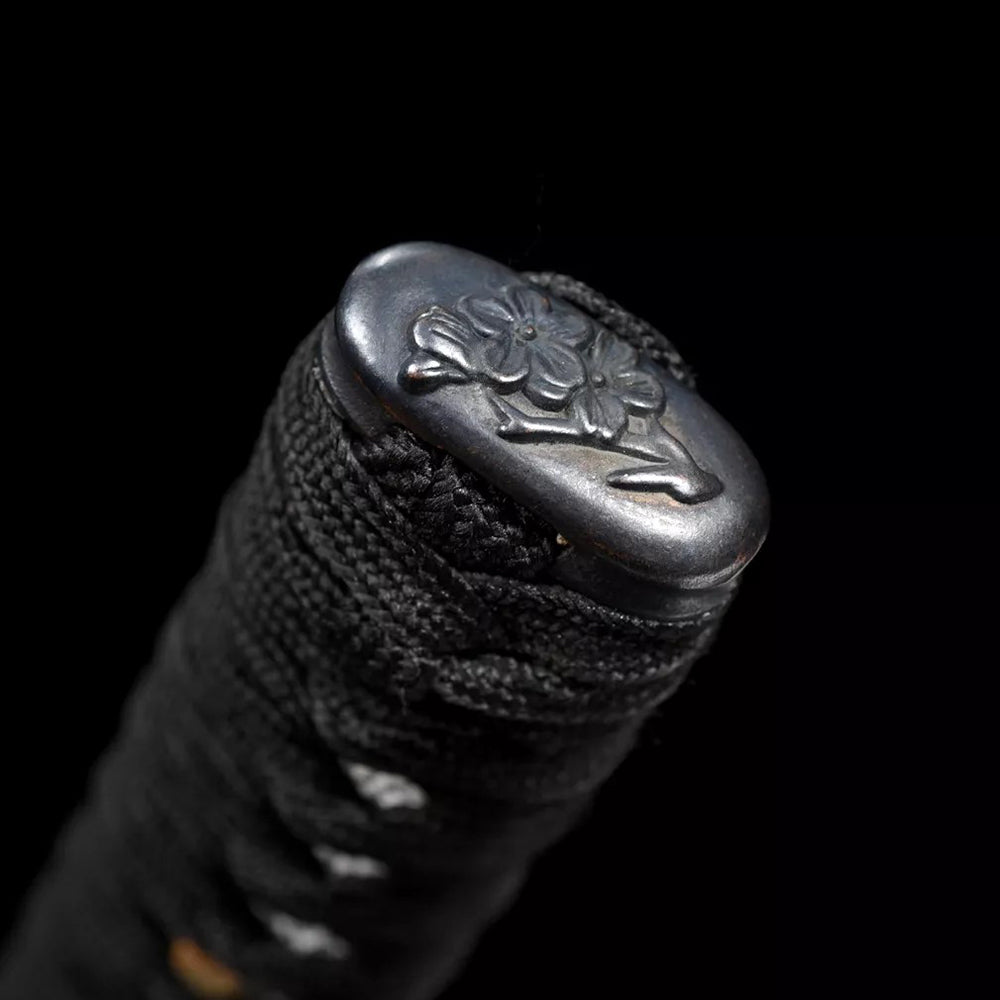 Hand Forged Damascus Steel Wakizashi-Full Tang Blade with Hamon