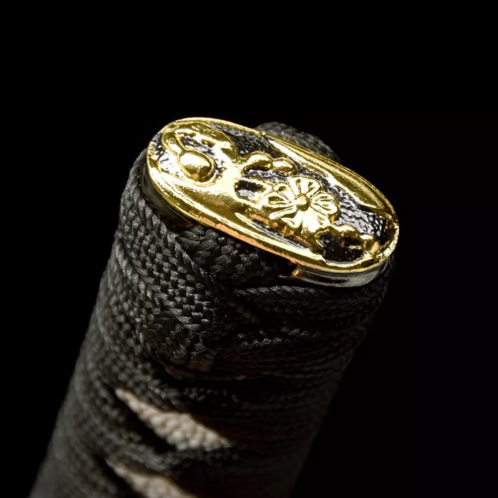 Handmade T10 Short Sword-Japanese Tanto with Red Saya