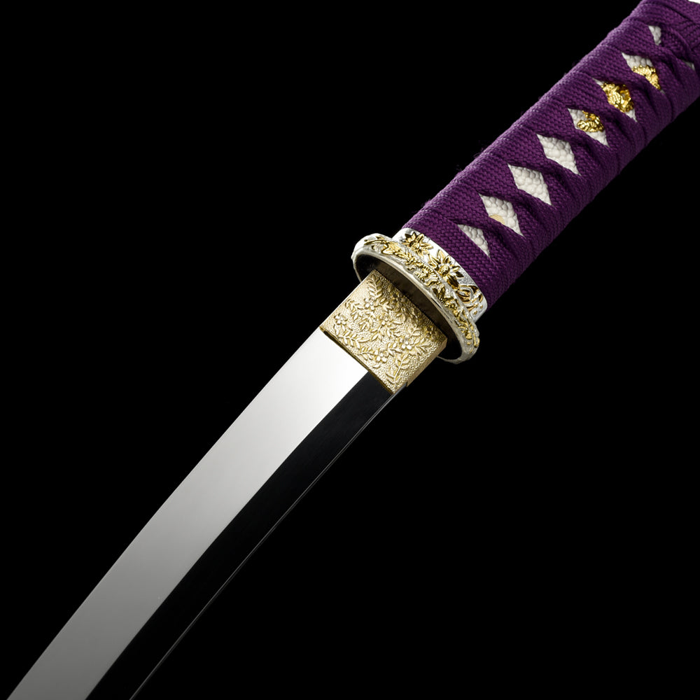 High Manganese Steel Short Sword-Handmade Sharp Tanto Battle Ready