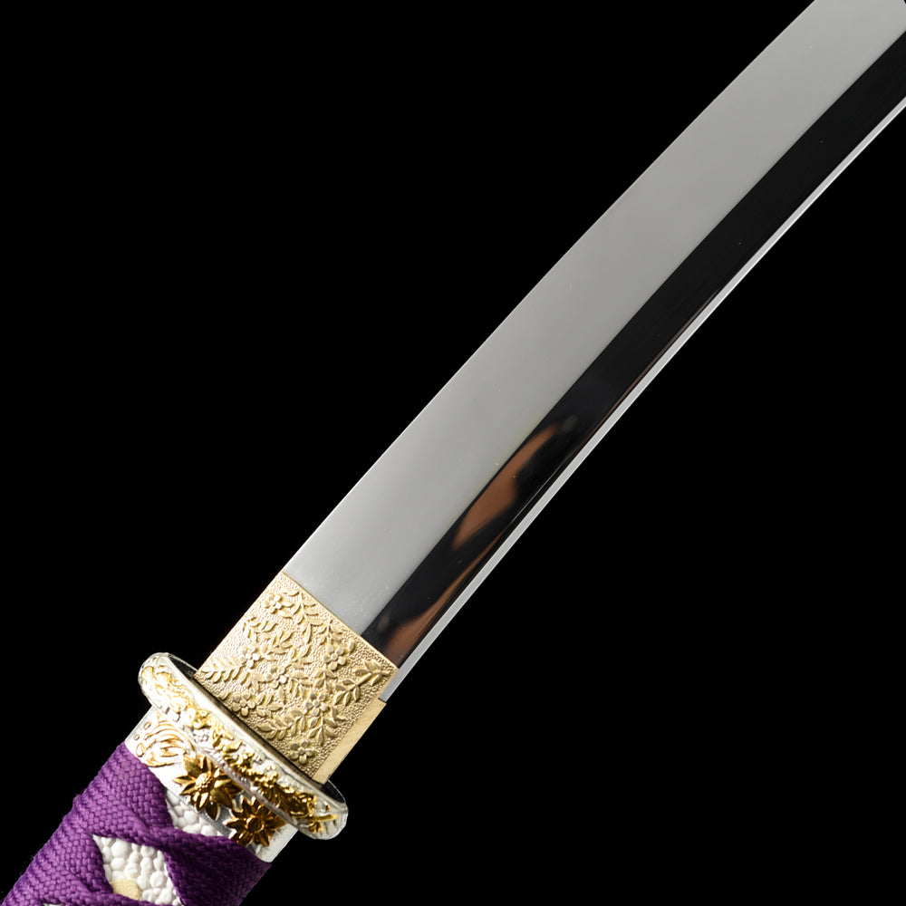 High Manganese Steel Short Sword-Handmade Sharp Tanto Battle Ready