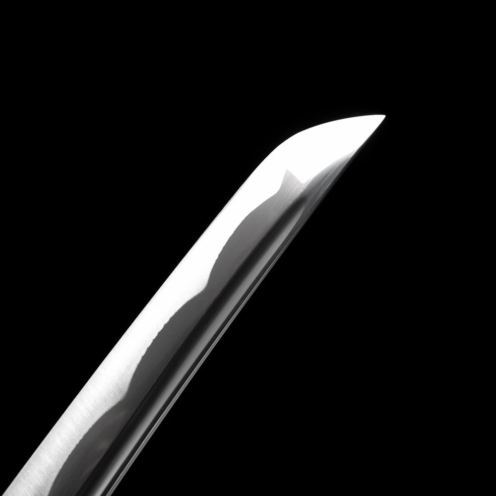 Ninja Weapons Japanese Short Sword-Carbon Steel Tanto with Green Saya