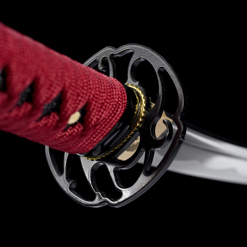 Martial Arts Japanese Tanto-Short Sword with Iron Tsuba