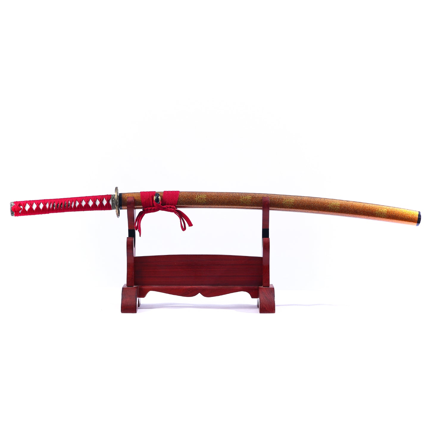 Red Katana- Traditional Japanese Samurai Ninja Sword for Practice
