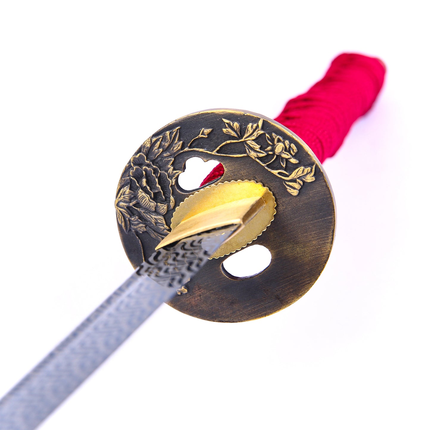 Red Katana- Traditional Japanese Samurai Ninja Sword for Practice