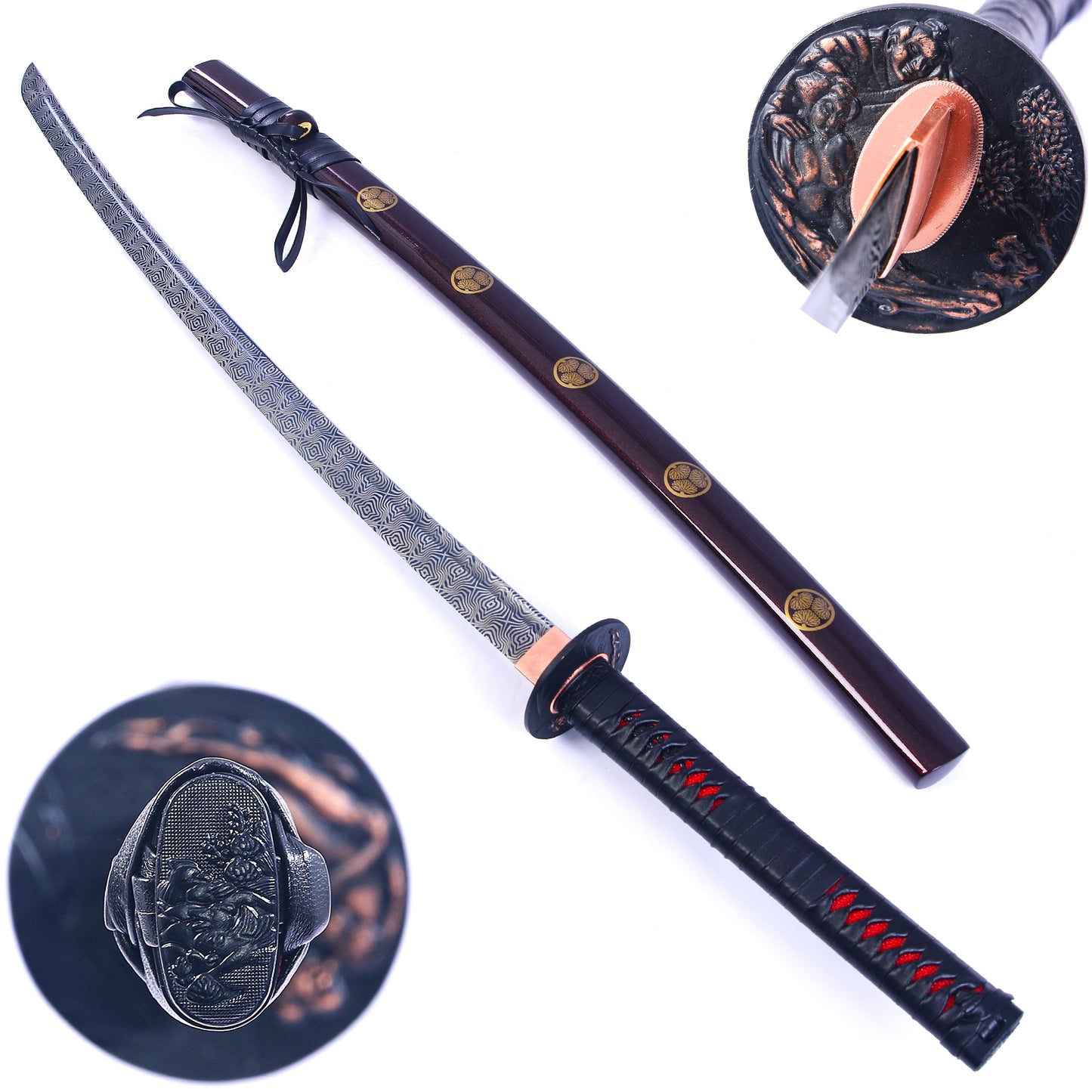 Professional Japanese Katana- Real Full Tang Blade Sword