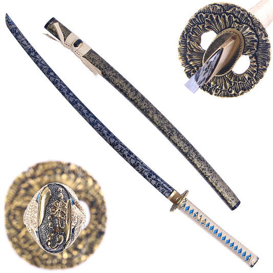 Clay Tempered Blade-1060 High Carbon Steel Katana Sword