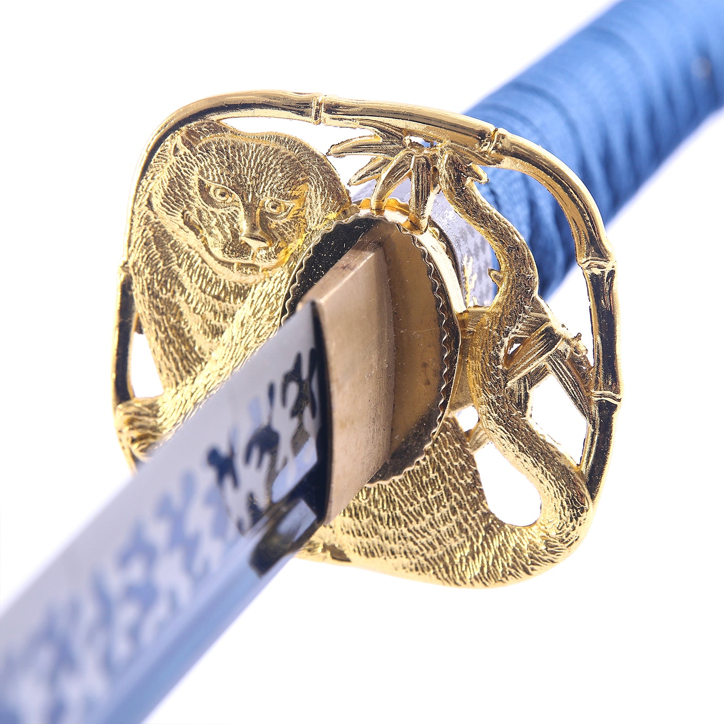 Golden Samurai Sword-Full Tang Blade Real Japanese Katana