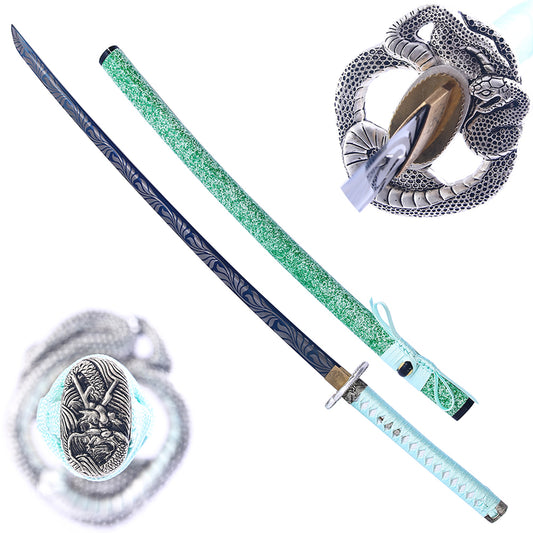 Classic Snake Sword-Hand Forged Metal Katana