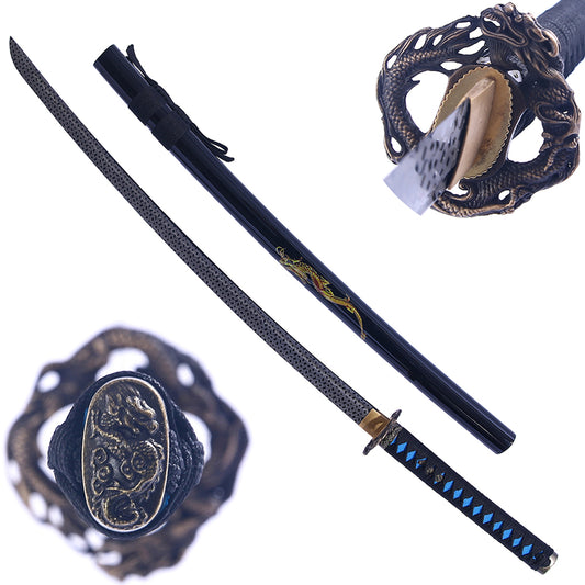 Dragon Sword-Ninja Weapon Japanese Katana Battle Ready