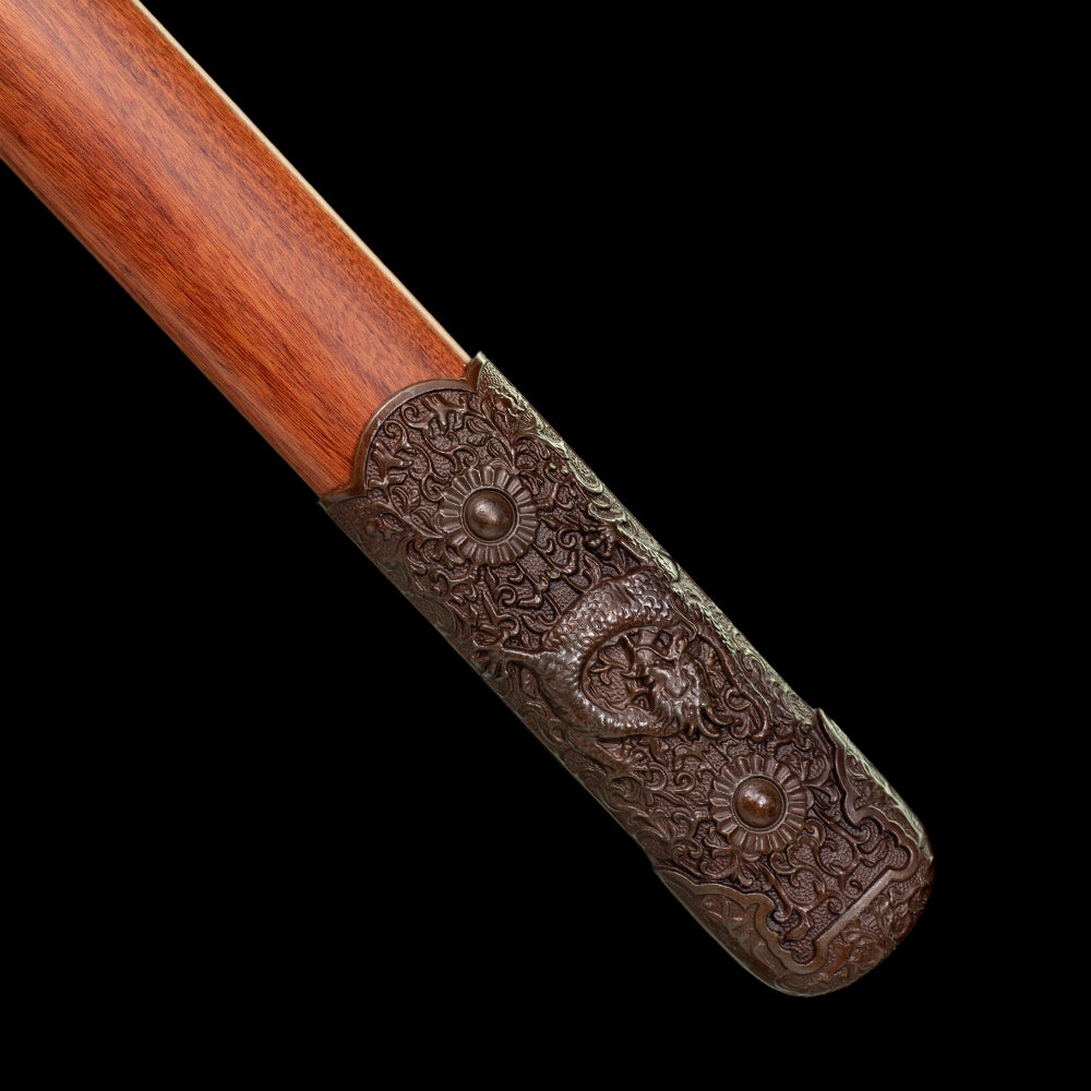 High Quality Handmade Chinese Sword Tang Dao with Damascus Steel Blade