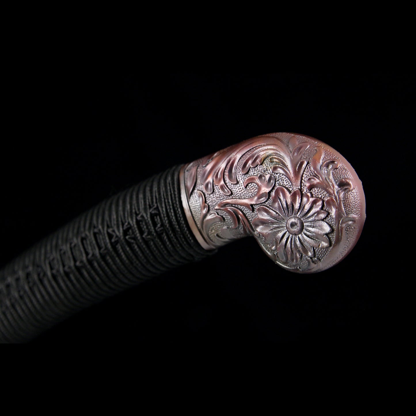 Traditional Qing Dynasty Sword - Chinese Qing Dao Sword with Red Damascus Steel Blade