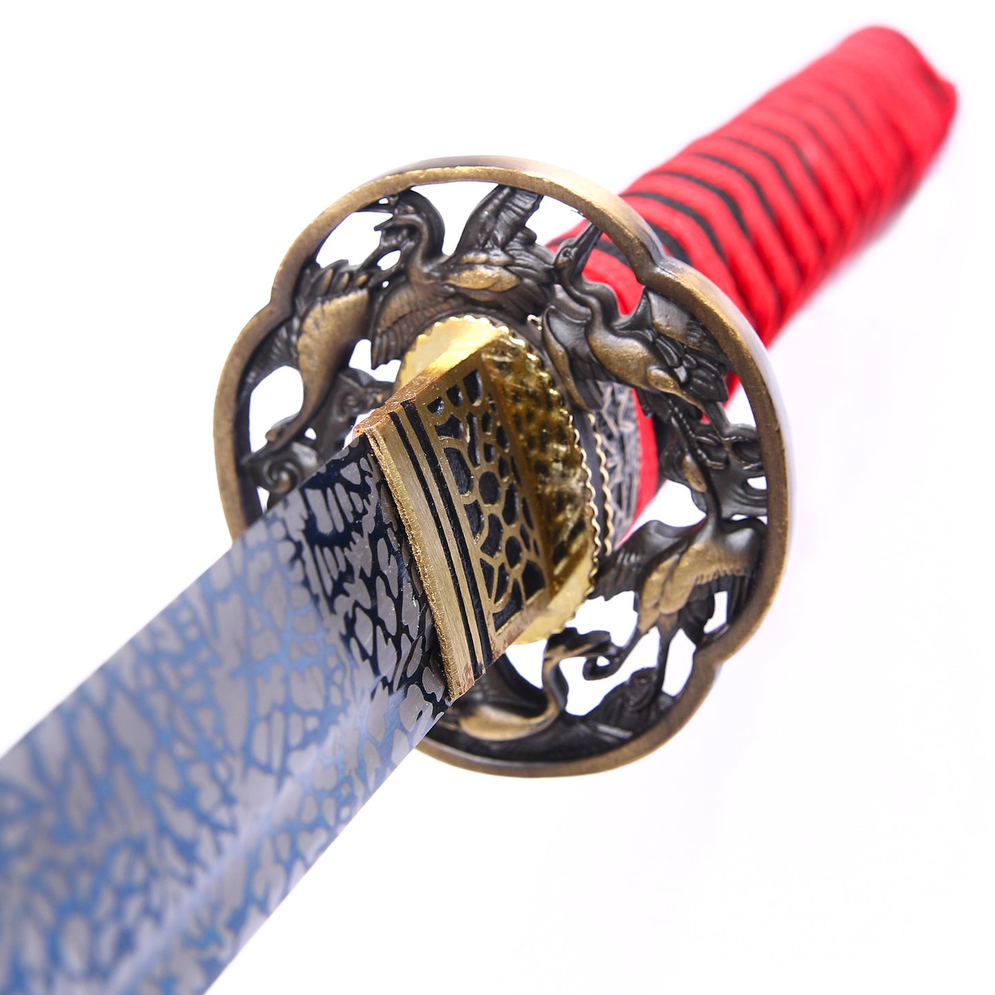 Real Ninja Weapons Red Sword Japanese Katana