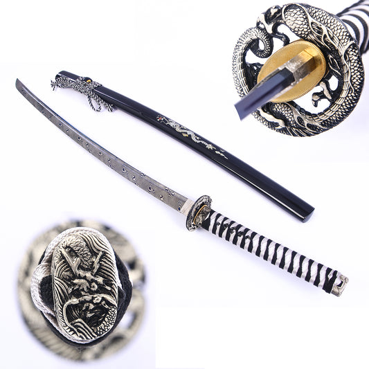 Chinese Dragon Sword Real Metal Katana