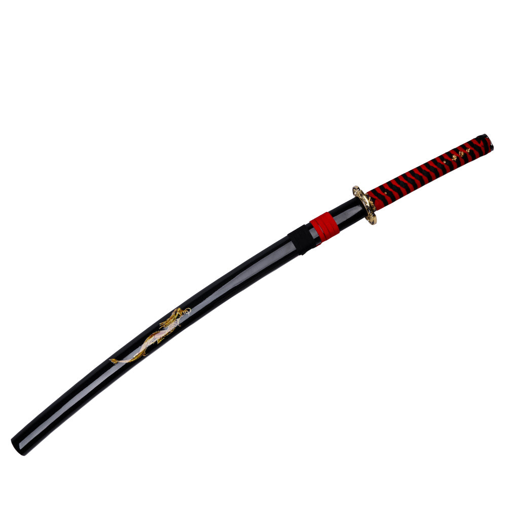 Handmade Japanese Samurai Katana Swords Custom Dragon Swords